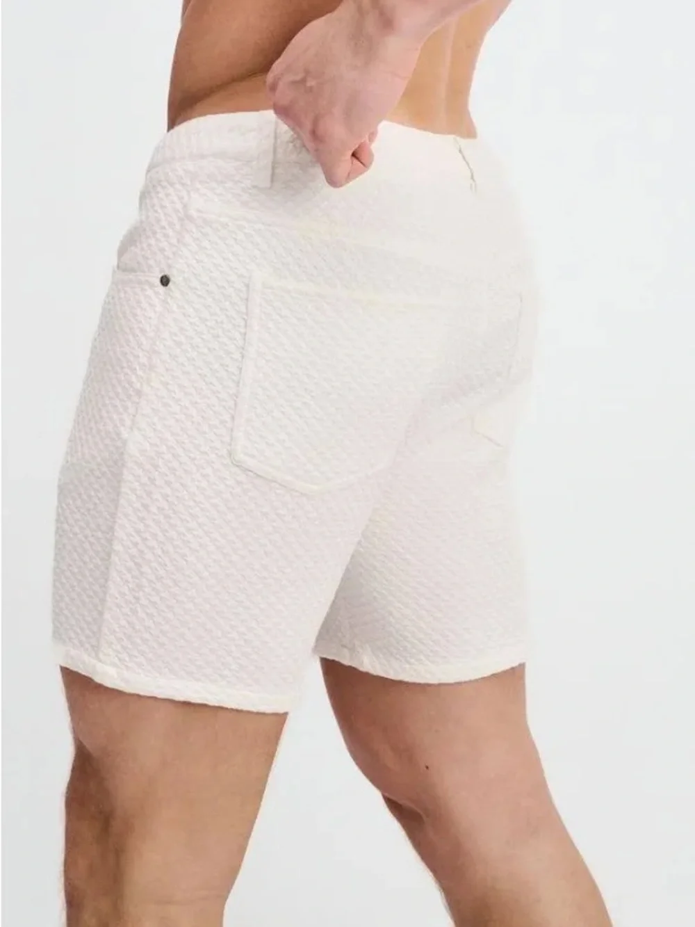 St33le Houndstooth Knit Shorts